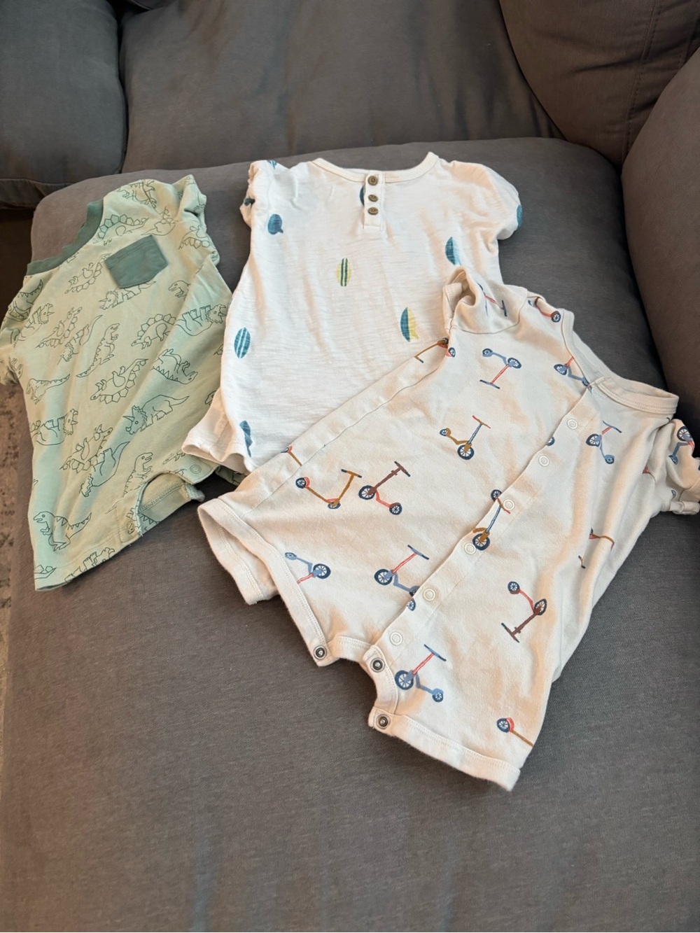 12m Boy Rompers Bundle
